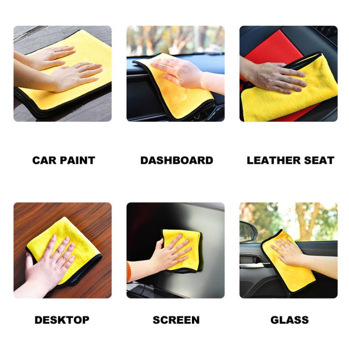Car Accessories Microfiber for the Car Detailing Tools Automotive Cleaning Home Appliance Kitchen Towels Bath Towel Wash Rag Dry