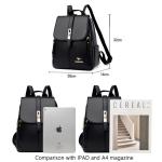 2022 Women Leather Backpacks High Quality Female Vintage Backpack Girls School Bag Travel Bagpack Ladies Sac Female Back Pack