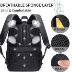 Bange Men’s Designer Laptop Bag School Bags for Boys Male Motorcycle Tactical Business Sports Travel Backpack Men