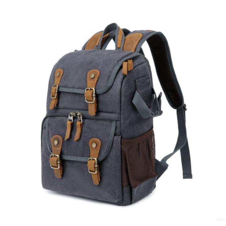Camera bag Canvas Batik Waterproof Photography Outdoor Wear-resistant Large Photo Camera for Fujifilm Nikon Canon Sony Backpack