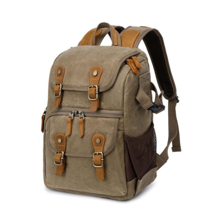 Camera bag Canvas Batik Waterproof Photography Outdoor Wear-resistant Large Photo Camera for Fujifilm Nikon Canon Sony Backpack