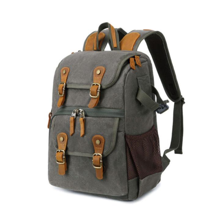 Camera bag Canvas Batik Waterproof Photography Outdoor Wear-resistant Large Photo Camera for Fujifilm Nikon Canon Sony Backpack