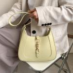 Toptrends Retro Underarm Shoulder Side Bags For Women 2023 Trend Luxury Designer PU Leather Crescent Ladies Handbags And Purses
