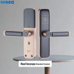 Tuya Indoor Wooden Door Office Room Bedroom Handle Lock Electronic Password Room Door Smart Lock Home Fingerprint Lock